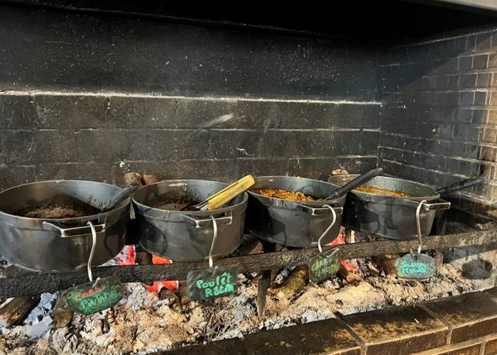 Cuisine Créole au feu de bois