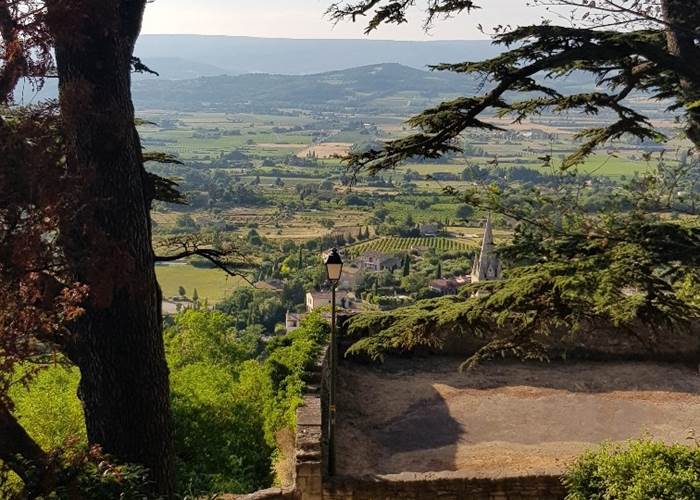 Bonnieux vue depuis le sommet du village
