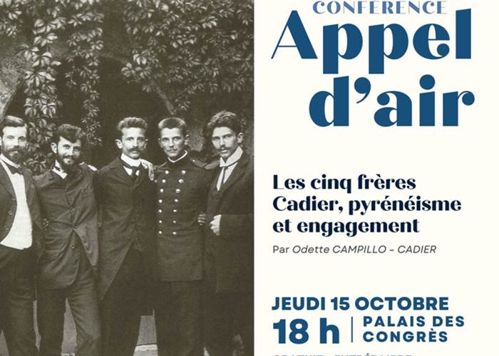 Conférence Appel d'Air n°8 I Les cinq frères Cadier, pyrénéisme et engagement