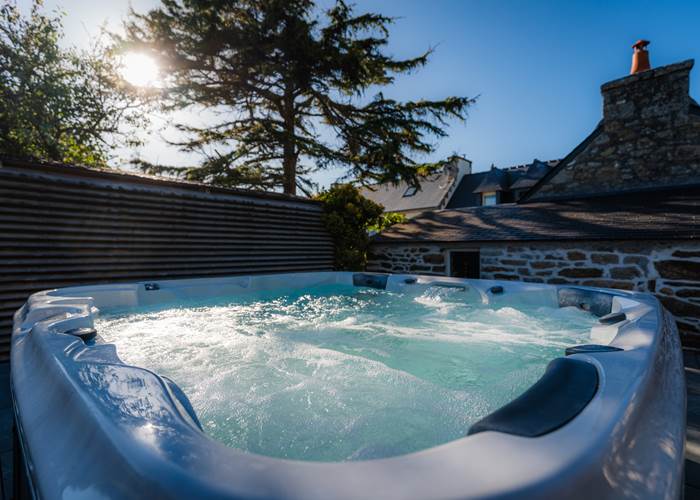 Le coin spa du quartier d'hiver