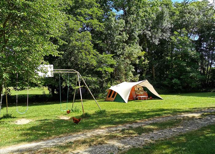 Le camping en été