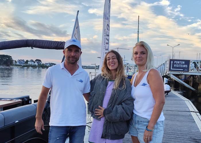 Retour au port et photo souvenir pour l'équipage du Riec'h