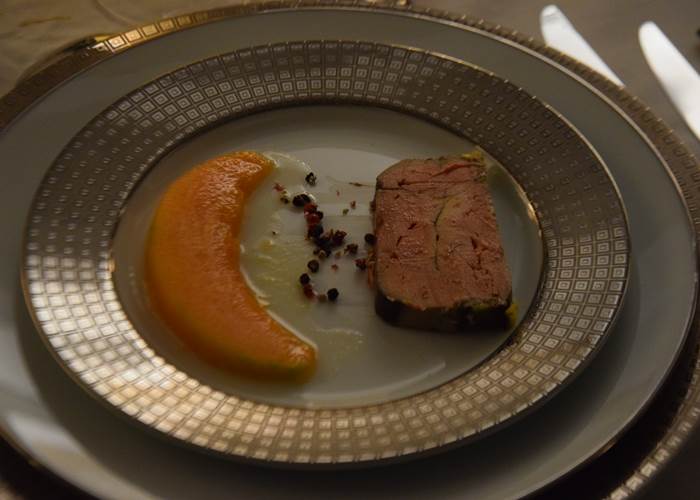 Foie gras au melon du Quercy caramélisé