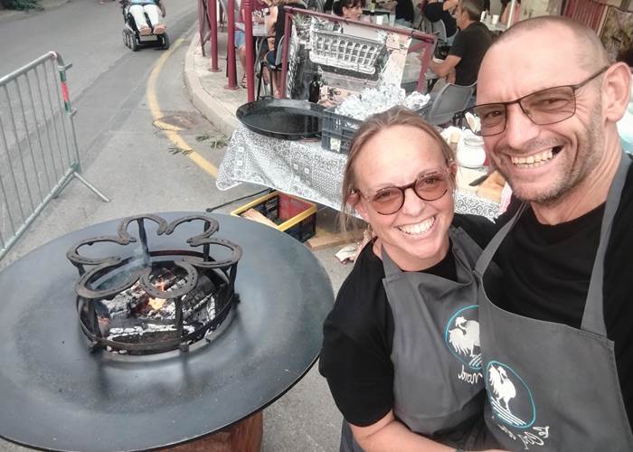 Braséro plancha à Le Coq du Nord -Mailhac