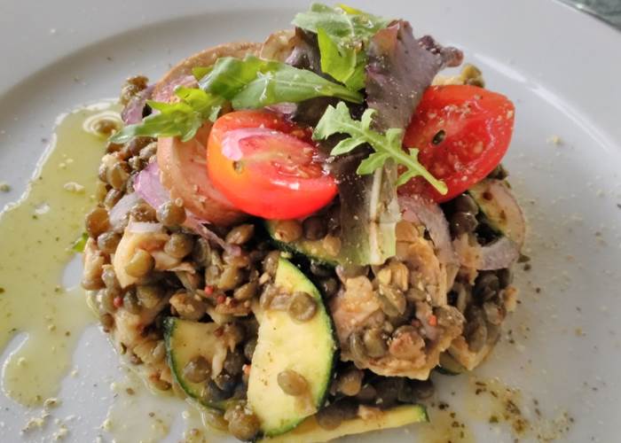 Salade de lentilles