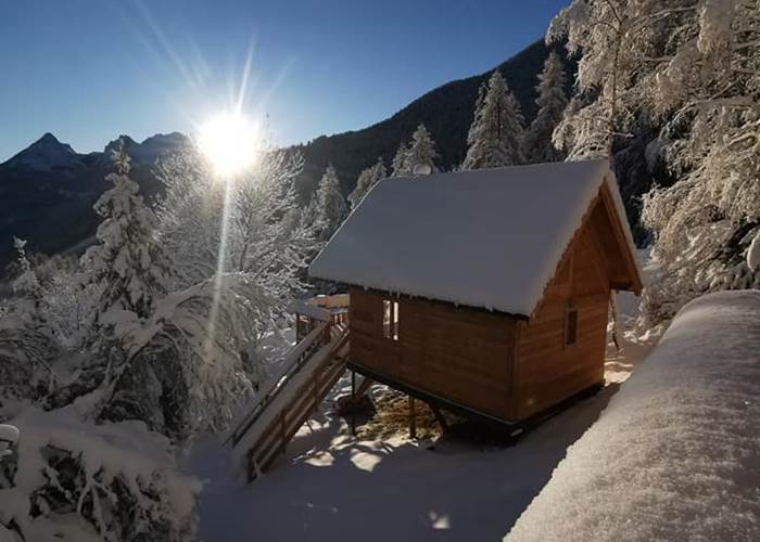 Les cabanes du domaine de l'Esperluette - Cabane Le Jas du Chamois ext 1