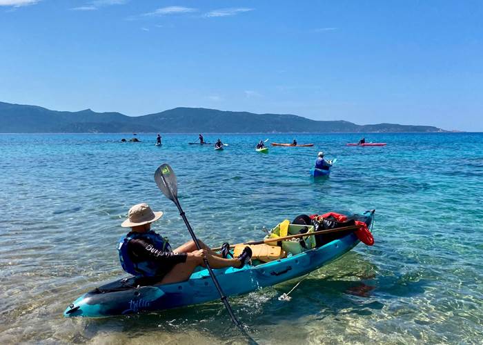 Abbartello kayak Invechjà bè in Corsica 22 juin 2026 matériel pédagogique