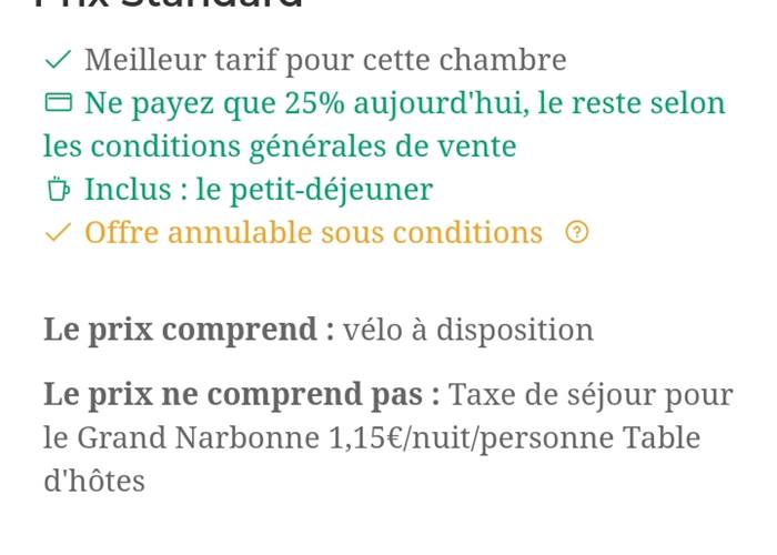 Tarif sur le site internet www.lecoqdunordmailhac.fr