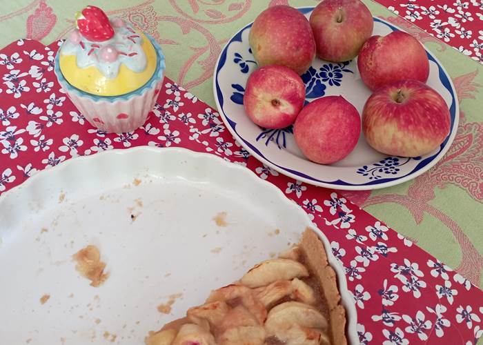 Cake à la pêche