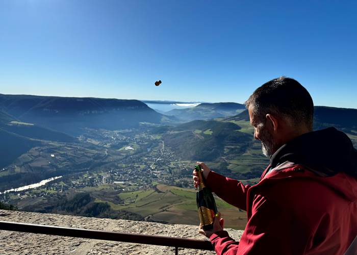 Vue depuis le  piédestal de fontaneilles
