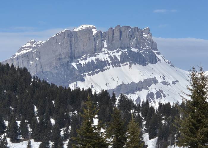 Itinéraire raquette du plateau du Prarion (Houches)