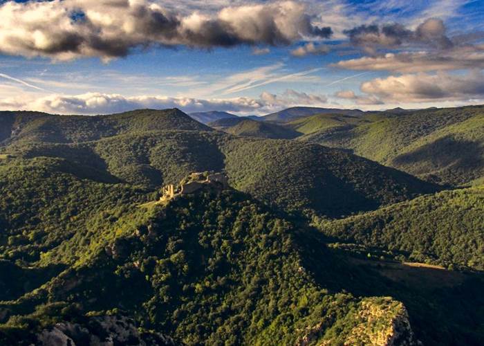 Panorama Hautes-Corbières - château de Termes