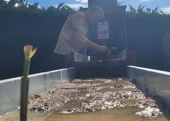 Chercheur d'or à syl-vallée western village