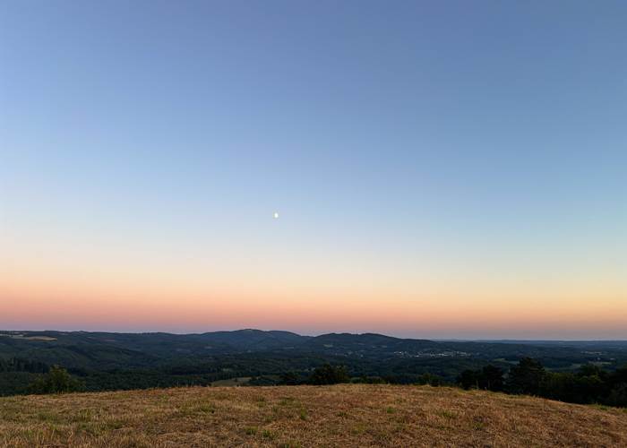 Coucher de soleil sur le Puy du Mas