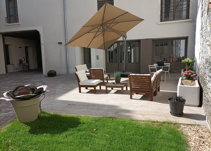 Villa Buffon Angers Terrasse