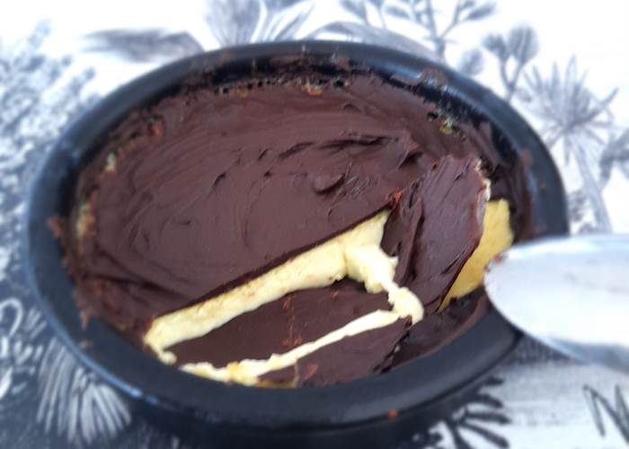 Crème non brulé menthe et chocolat