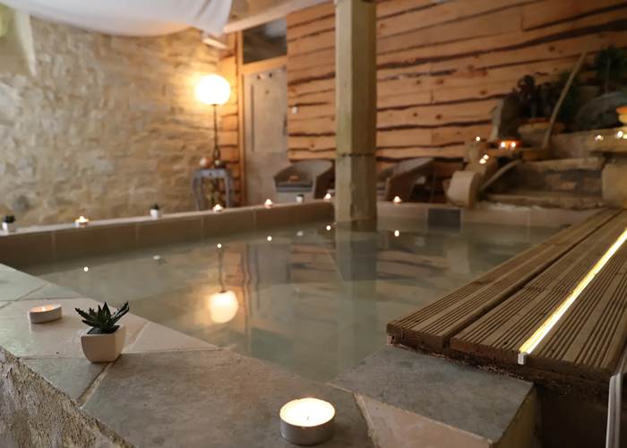 Chateau de Saint Chamarand, Bain Romain, espace fraicheur