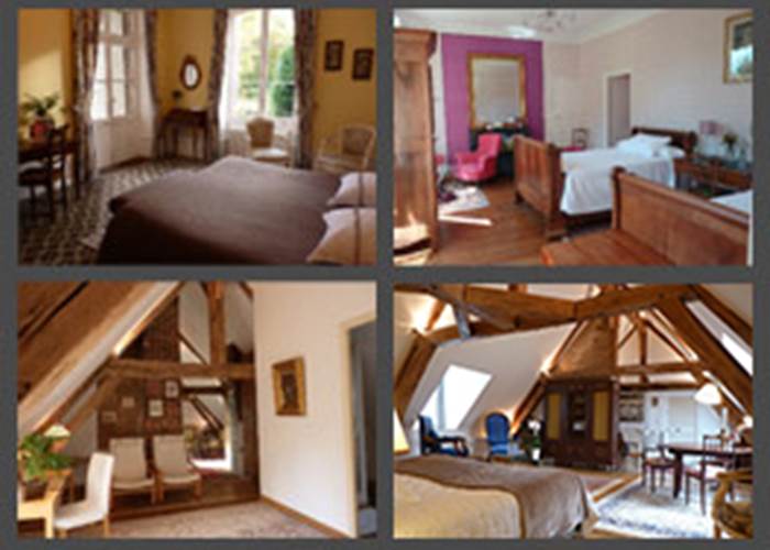 Détail de nos quatre chambres