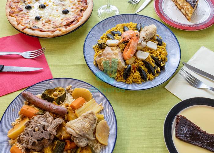 Les plats proposés au restaurant