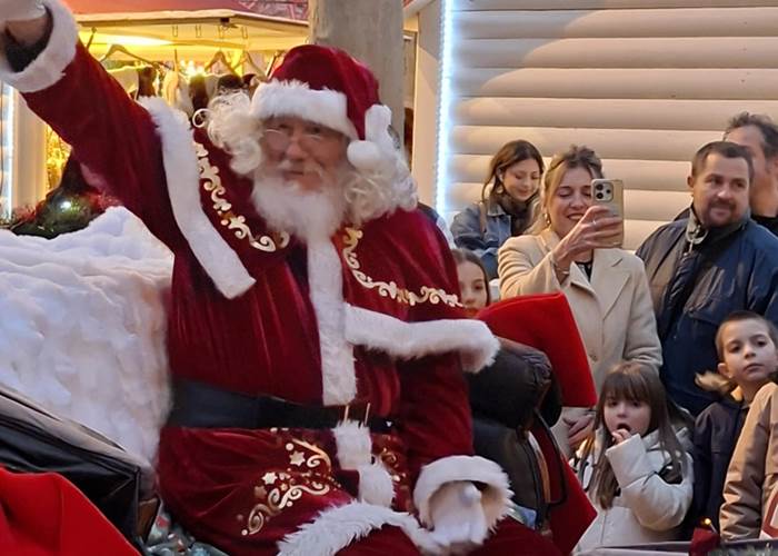 Arrivée du Père Noël