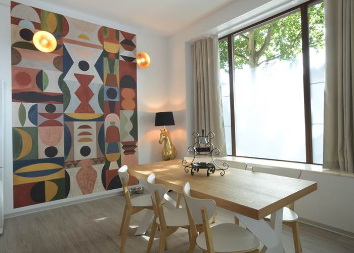 Salle a manger gite cheval blanc Colmar Alsace