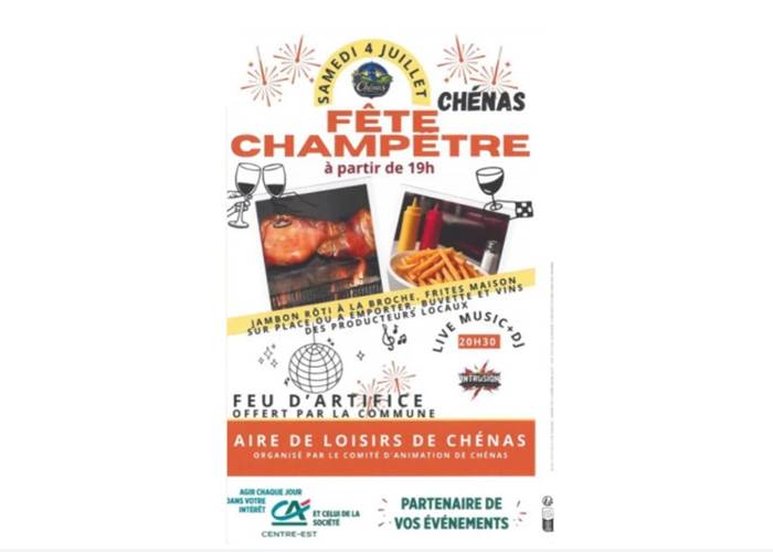 Fête champêtre à Chenas