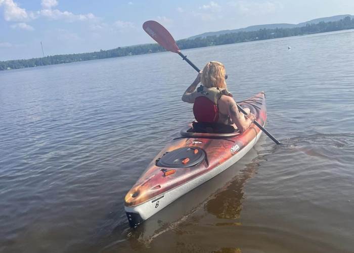 En Kayak sprint