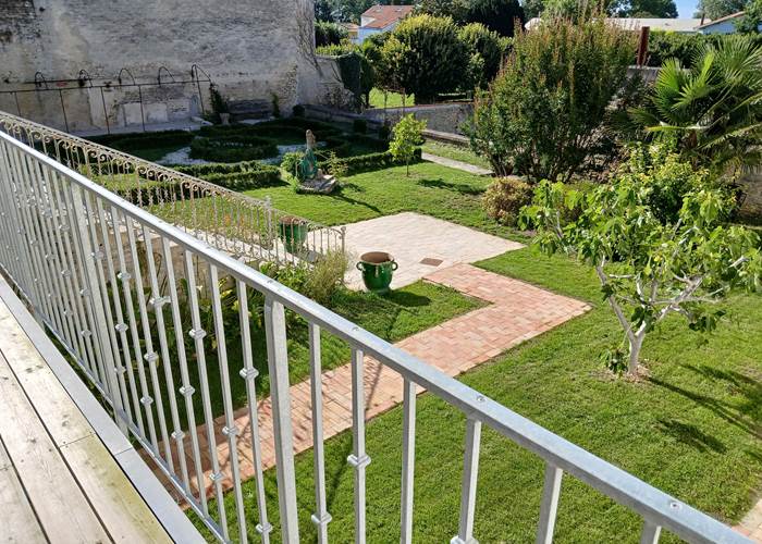 Les jardins : jardin haut et jardin bas