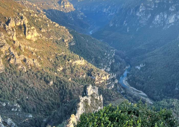 Vue depuis le  piédestal de fontaneilles