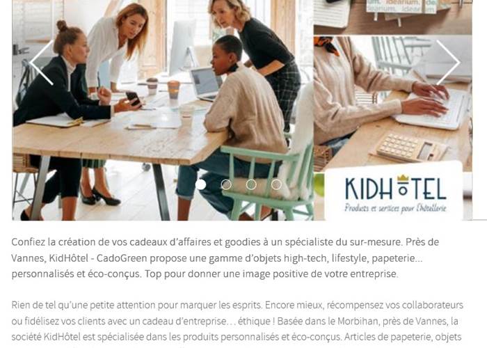 Notre Partenaire Kidhôtel Objets Pubilicitaires