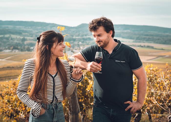 Clémentine et Bastien Baud, co-gérants