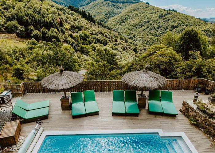 Piscine La Calade Ardèche Chirols