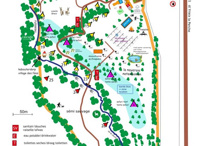 #plan du site #plattegrond #lajaurie
