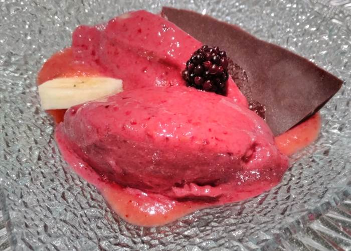 glace framboise maison