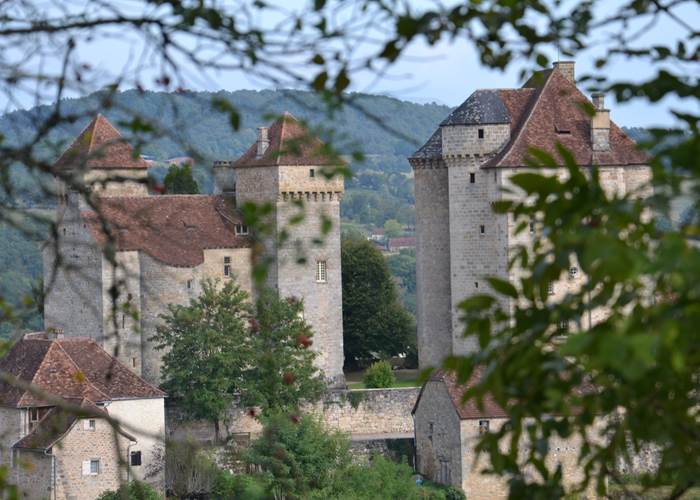Curemonte, village de caractère près de Noailhac en Corrèze dans la Vallée de la Dordogne