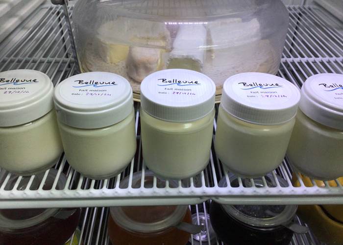 Yaourts maison Hôtel Bellevue