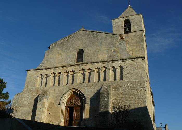Eglise romane de Saignon sur la Via Domitia - Provence Luberon