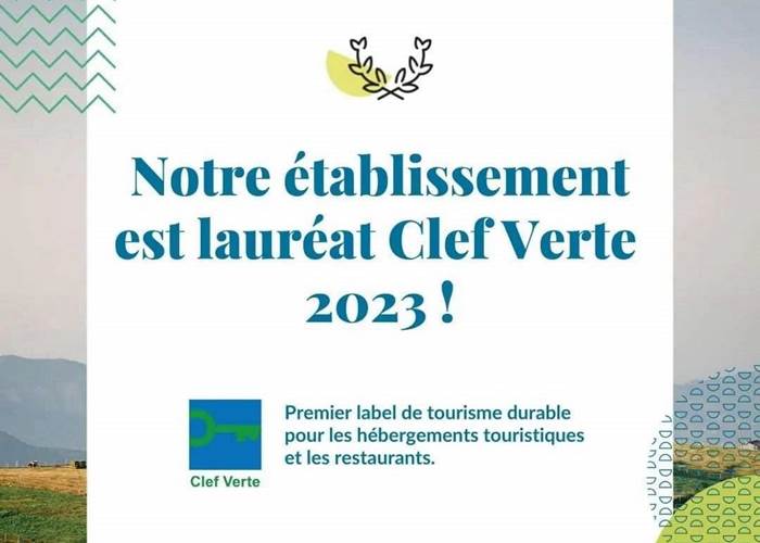 Label Clé Verte pour un tourisme durable