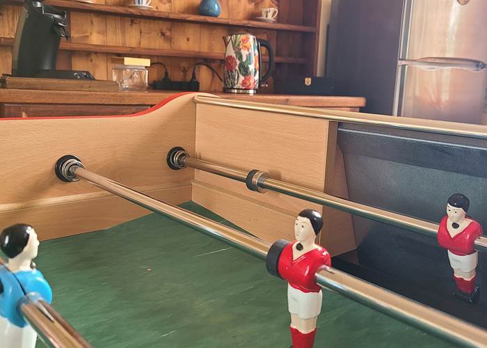 Joueurs de foot en attente de coach...-page