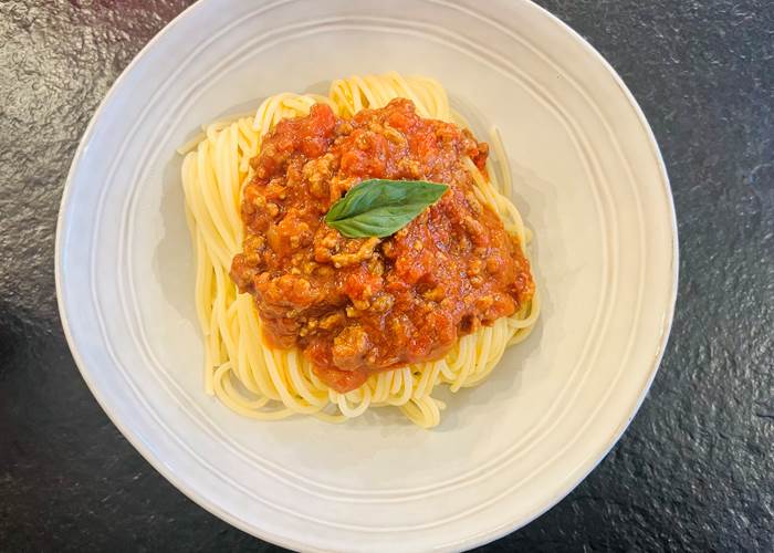 Pâtes bolognaises "maison"