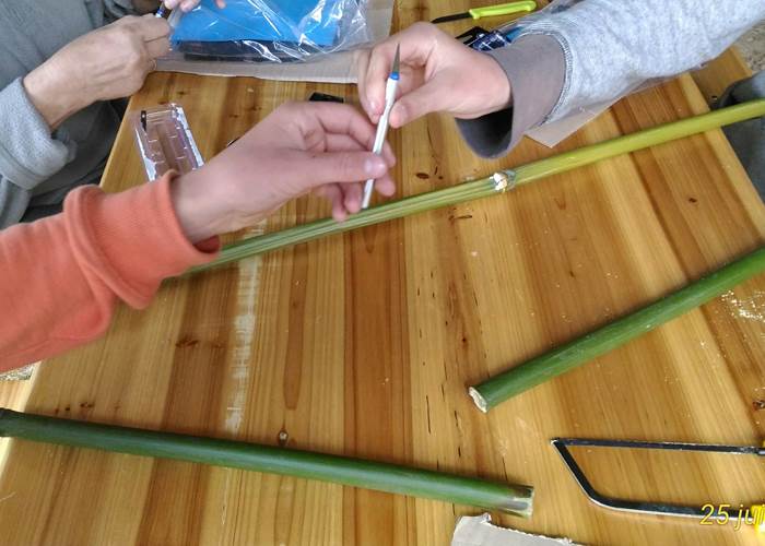 construction des fifres, fluiten maken