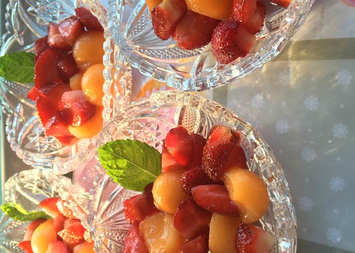 salade fruits chambre hotes Feuillantines dordogne