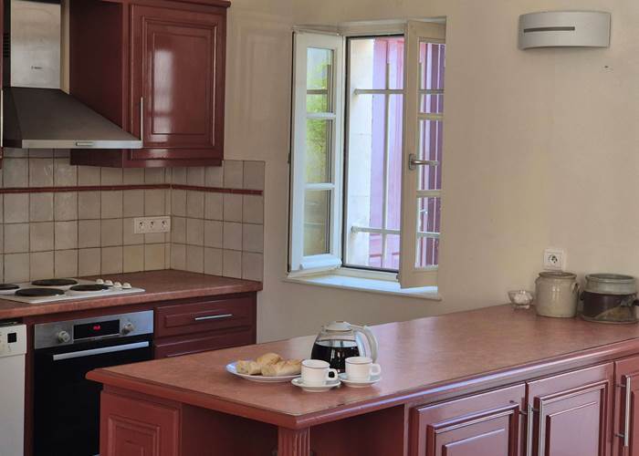 La cuisine équipée du gîte