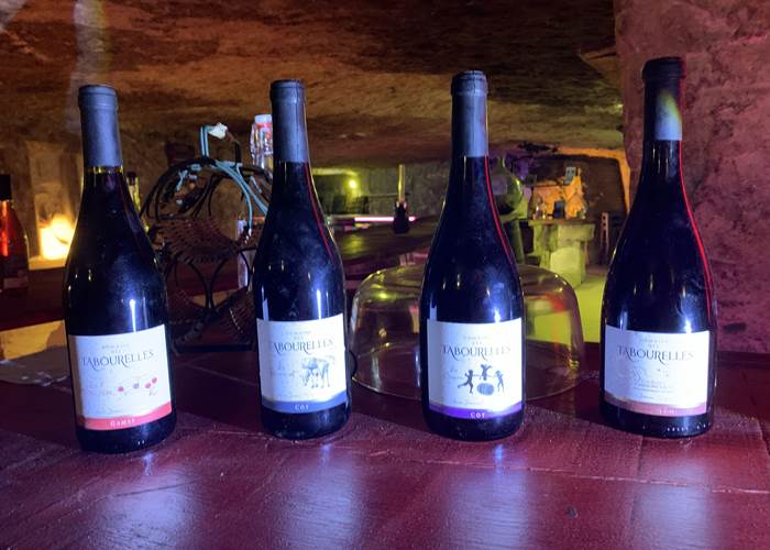 Troglo Degusto - vins Domaine des Tabourelles