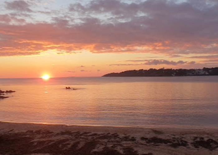 Coucher de soleil sur Kerfany les Pins Moëlan sur Mer