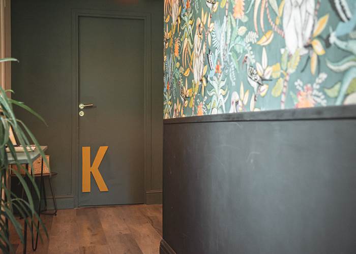 Le couloir qui dessert les 3 chambres