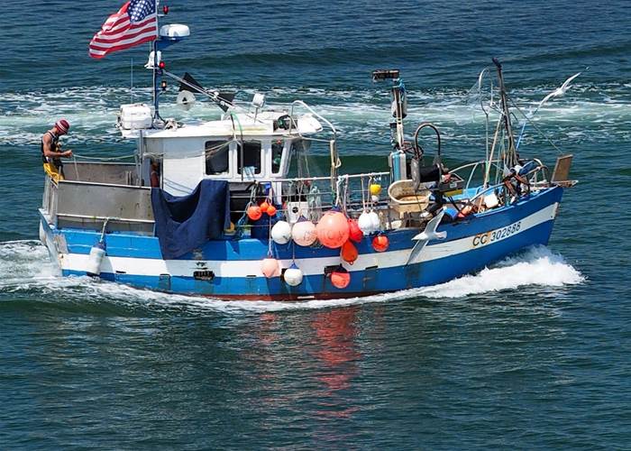 Retour de pêche devant ty men krenn