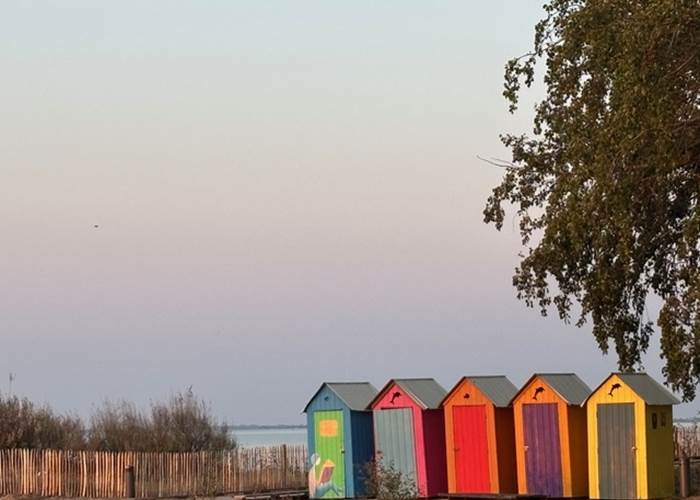 Les cabanes de la plage de la phibie