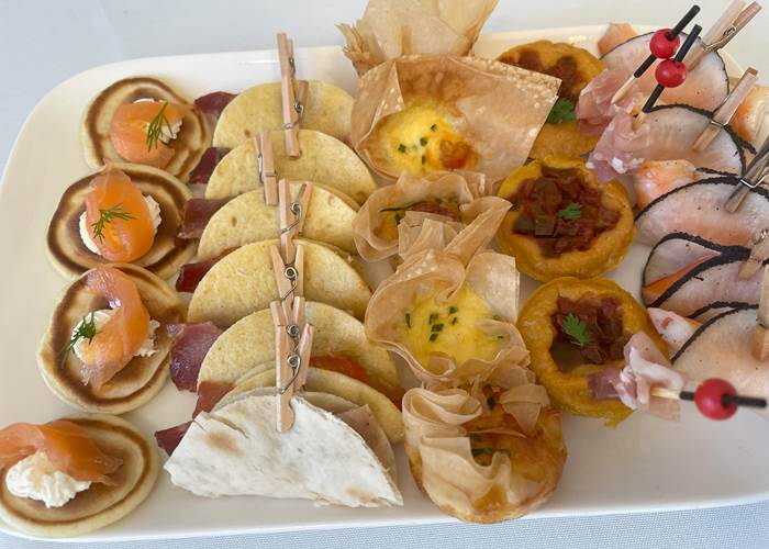 Pièces cocktail : Taloa, craquant d'écrevisse, moelleux béarnais