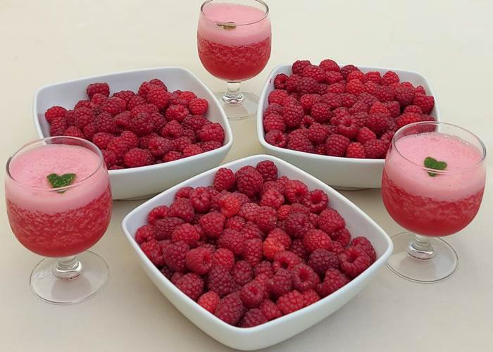 Frambuesas del Huerto para Helados, Cockteles y Postres...